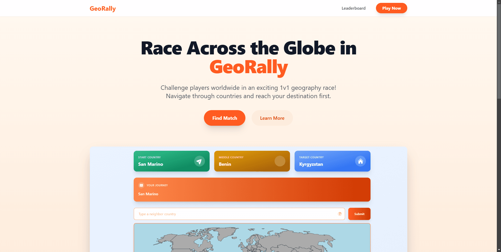 GeoRally screenshot 1