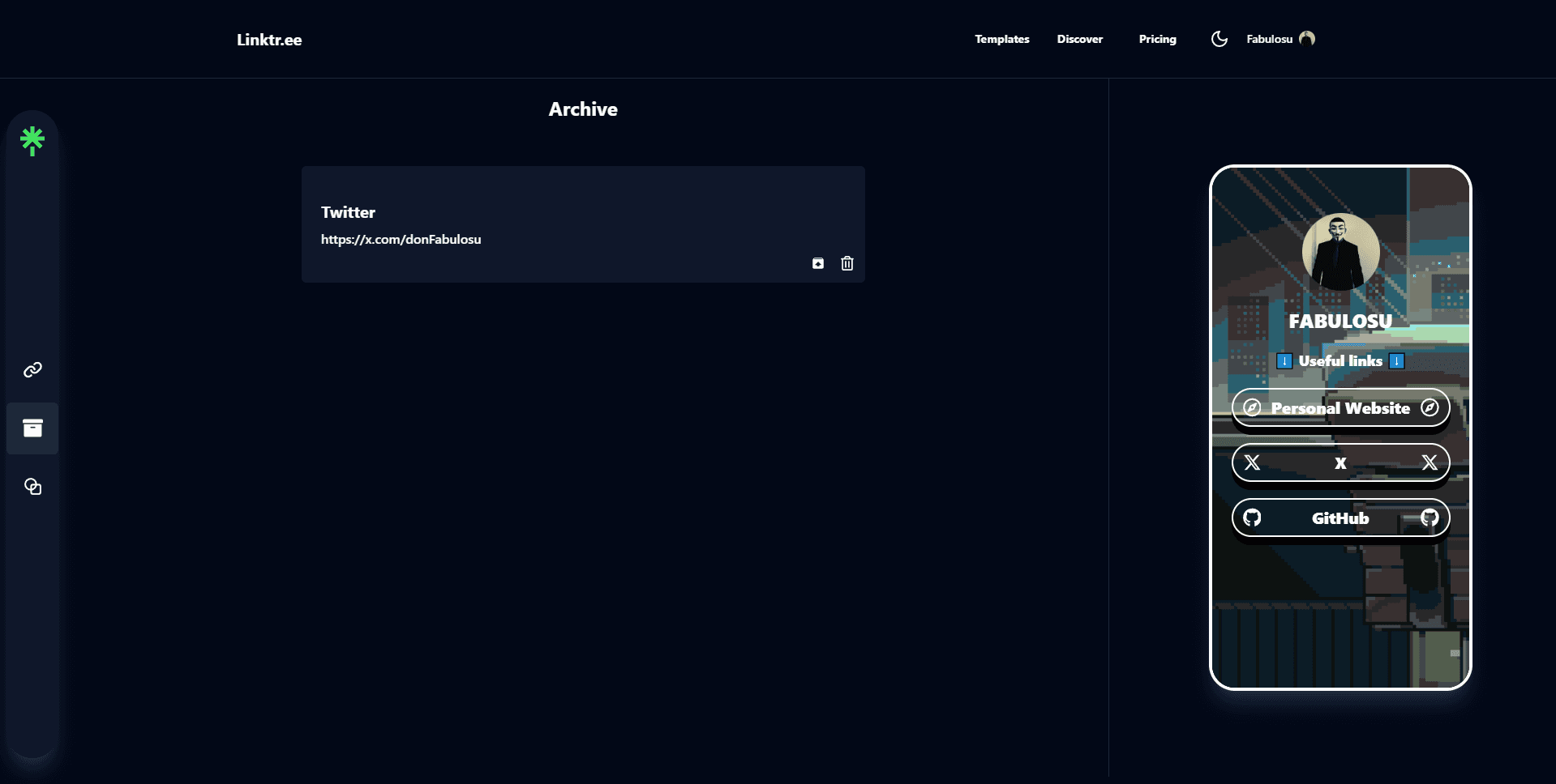 Linktr.ee Clone screenshot 4