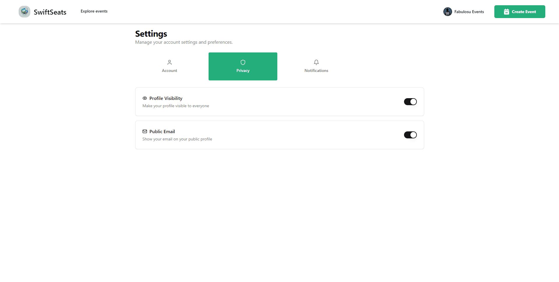 SwiftSeats screenshot 12