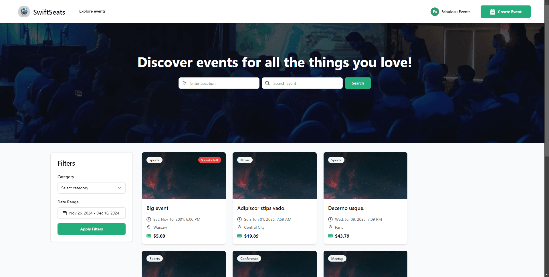 SwiftSeats screenshot 4